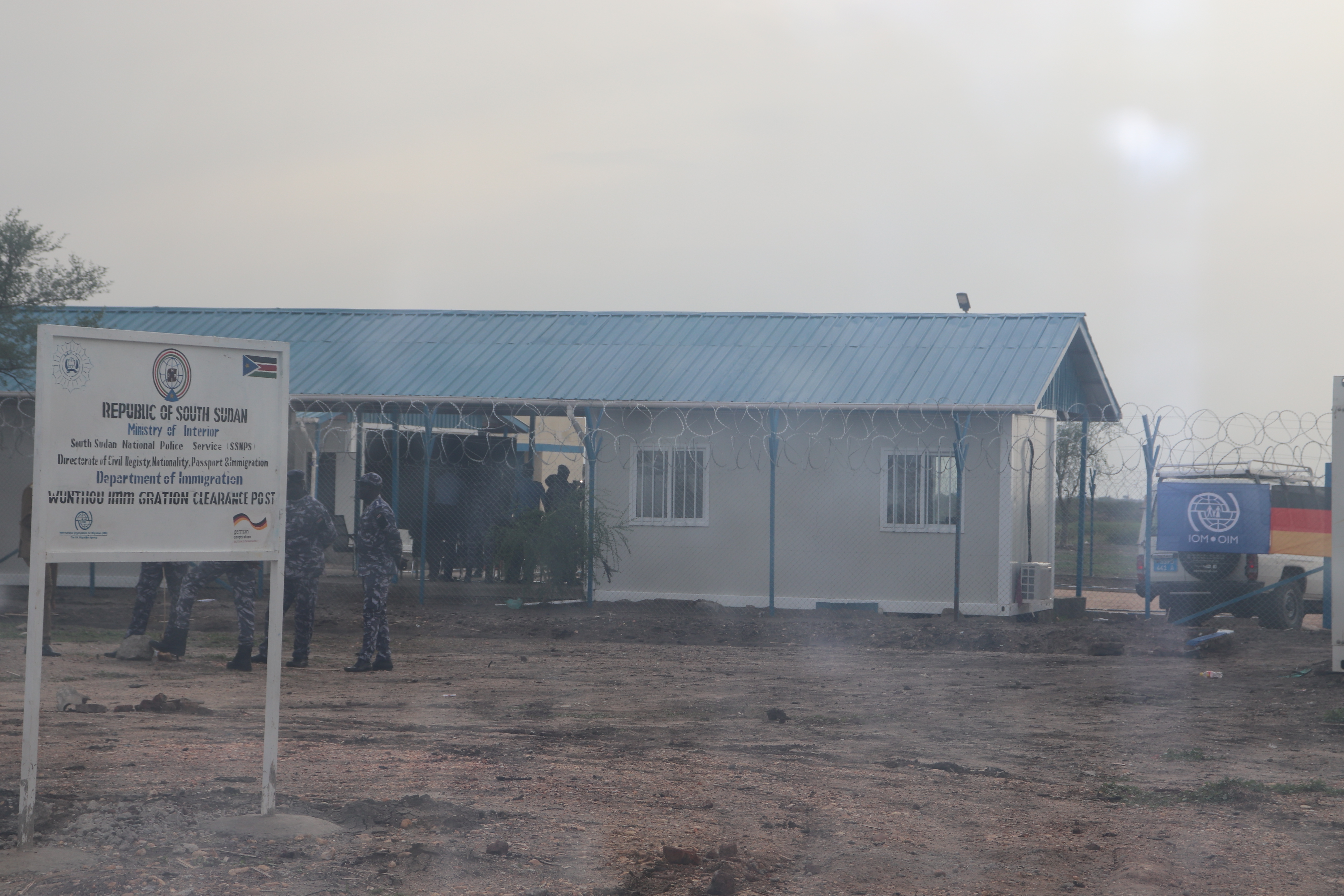 Wunthou border facility in Renk County, Upper Nile State.